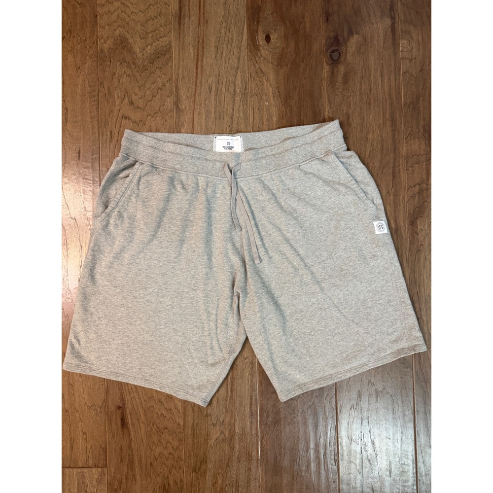 Reigning Champ Mens XXL Heather Grey Midweight Terry Sweat Shorts Made in Canada